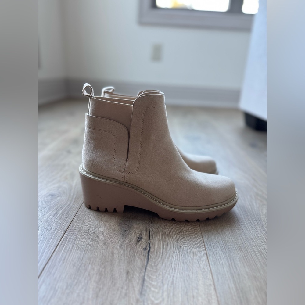 Women's Platform Anke Suede Booties